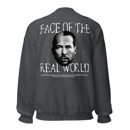 "FACE OF THE REAL WORLD" TATE Crewneck (Back)