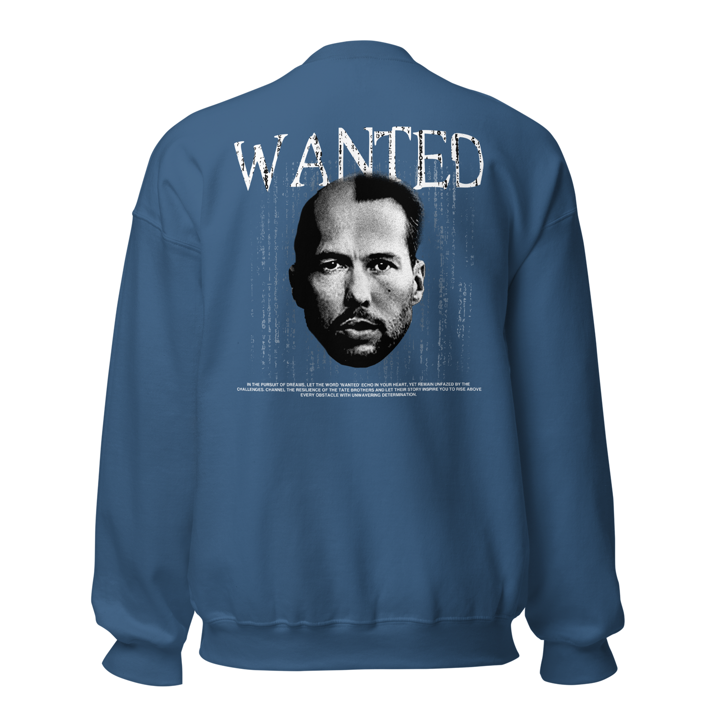 "WANTED" Crewneck (Back)