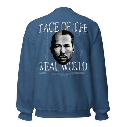 "FACE OF THE REAL WORLD" TATE Crewneck (Back)