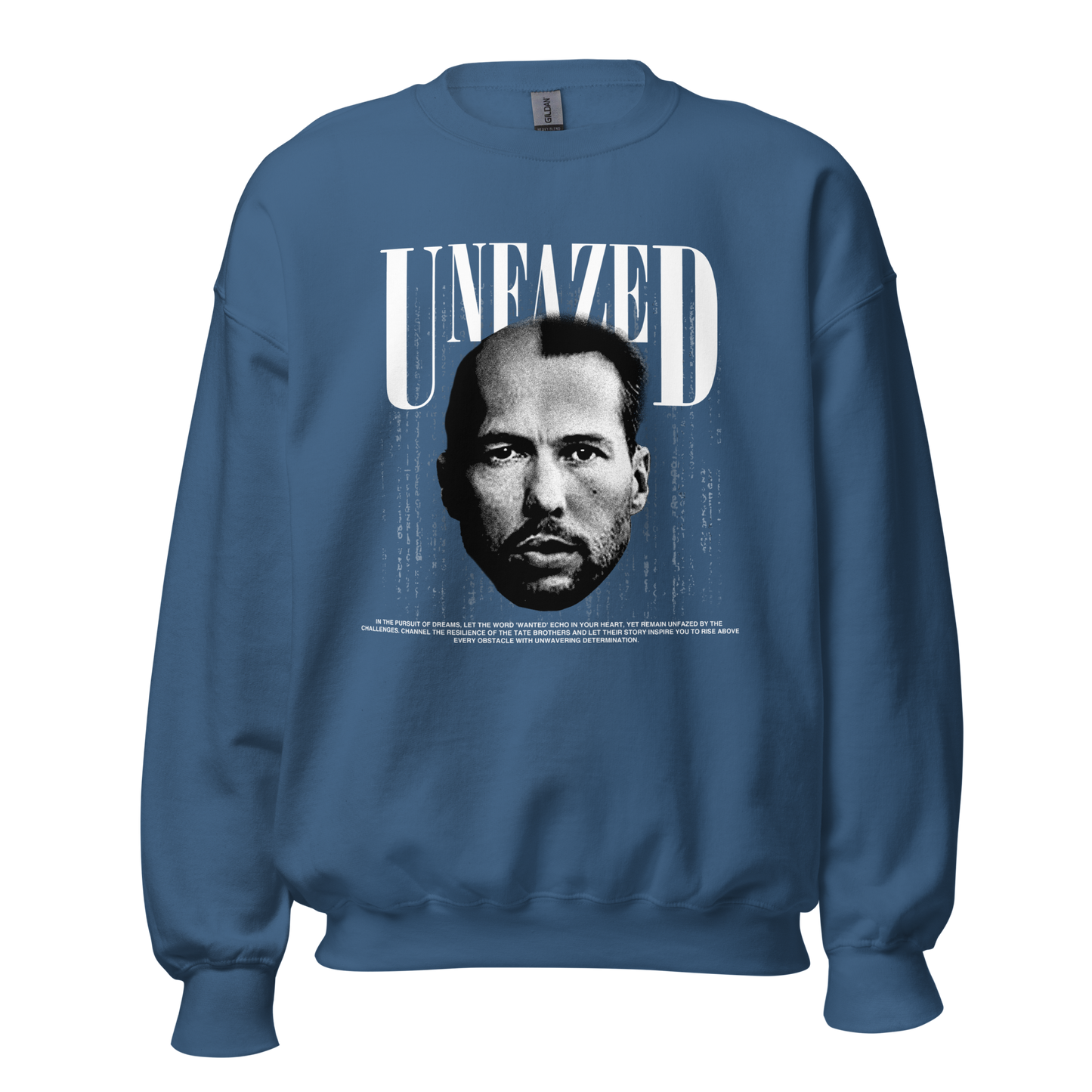 "UNFAZED" X TATE Crewneck