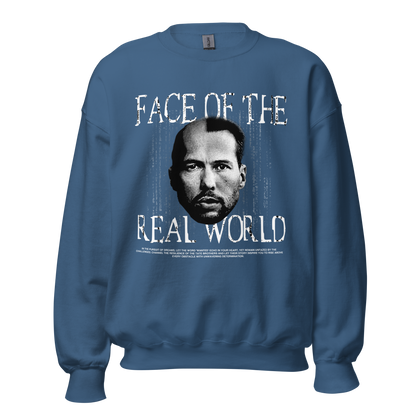 "FACE OF THE REAL WORLD" TATE Crewneck