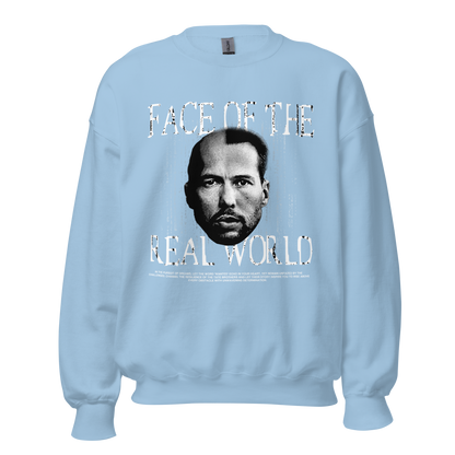 "FACE OF THE REAL WORLD" TATE Crewneck