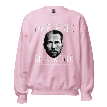 "FACE OF THE REAL WORLD" TATE Crewneck