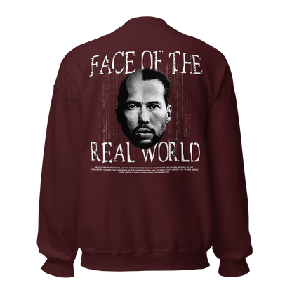 "FACE OF THE REAL WORLD" TATE Crewneck (Back)