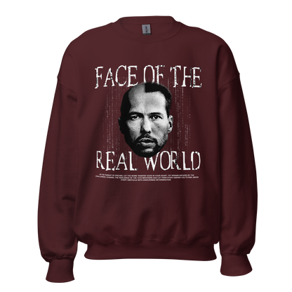 "FACE OF THE REAL WORLD" TATE Crewneck