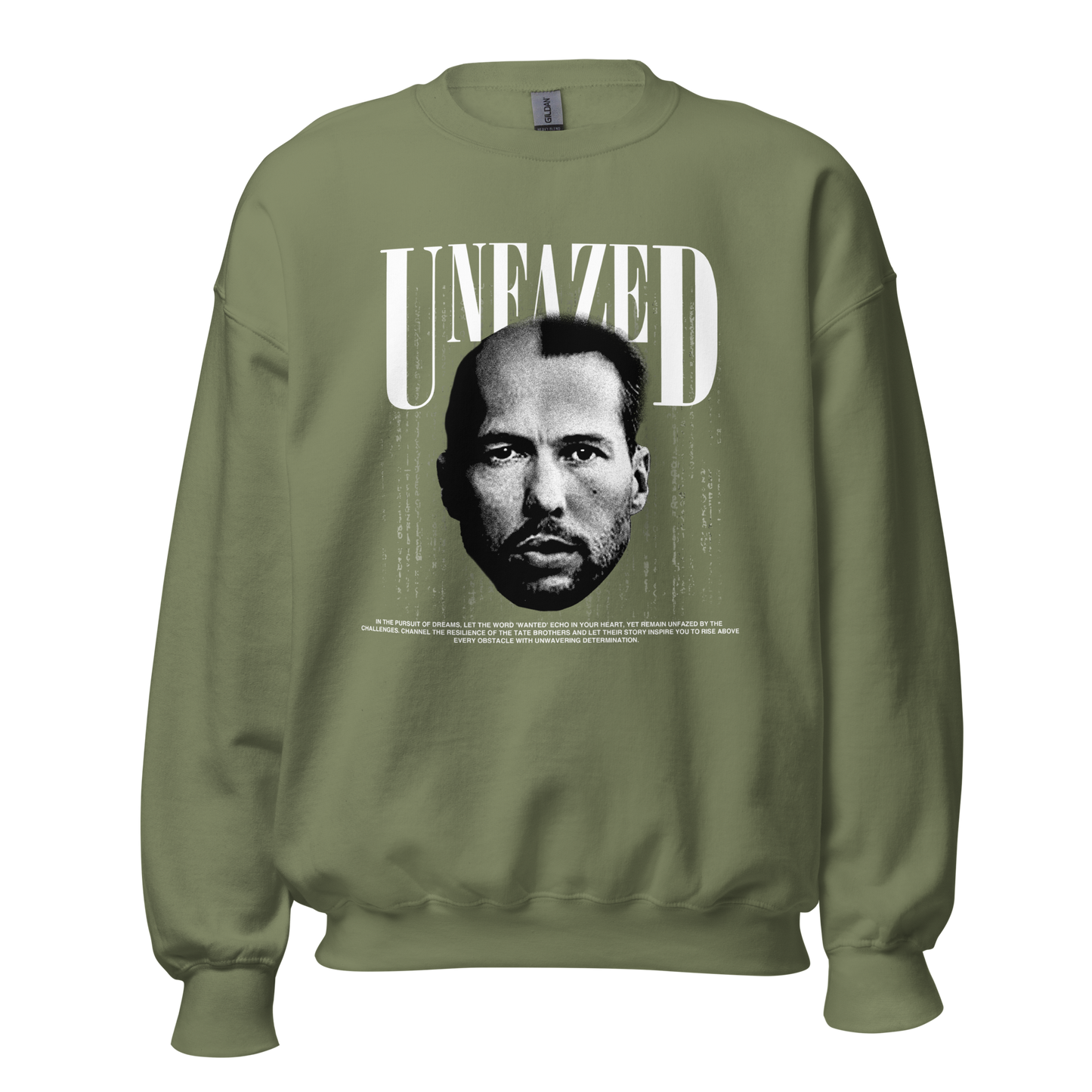 "UNFAZED" X TATE Crewneck