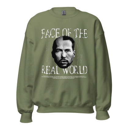 "FACE OF THE REAL WORLD" TATE Crewneck