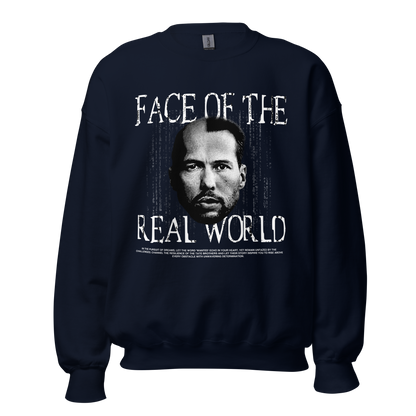 "FACE OF THE REAL WORLD" TATE Crewneck