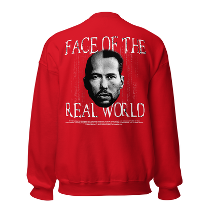 "FACE OF THE REAL WORLD" TATE Crewneck (Back)