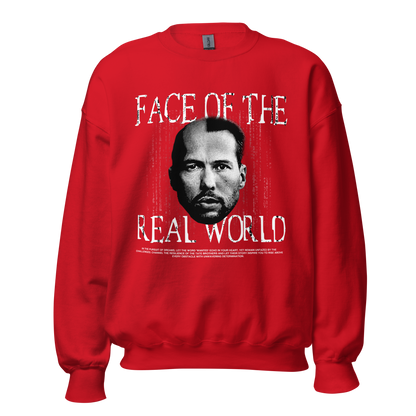 "FACE OF THE REAL WORLD" TATE Crewneck