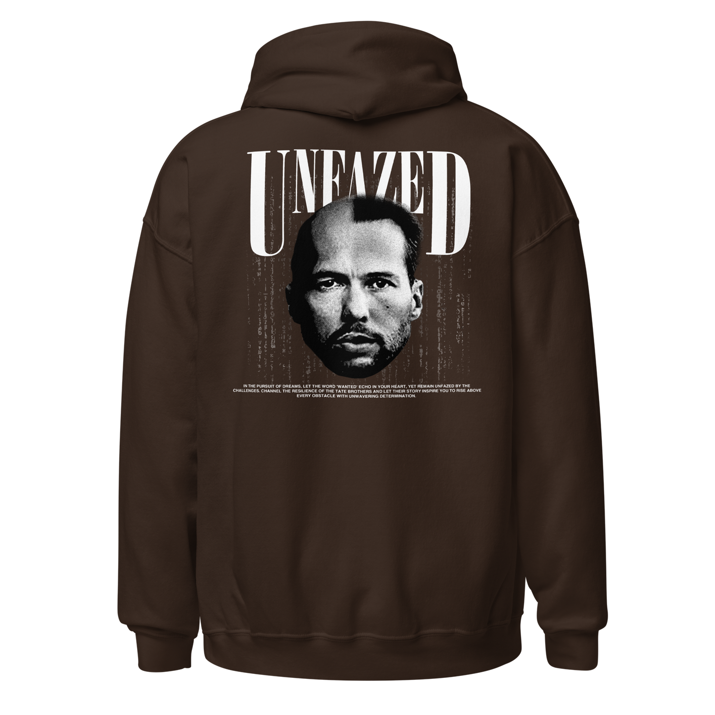 "UNFAZED" X TATE Hoodie (Back)