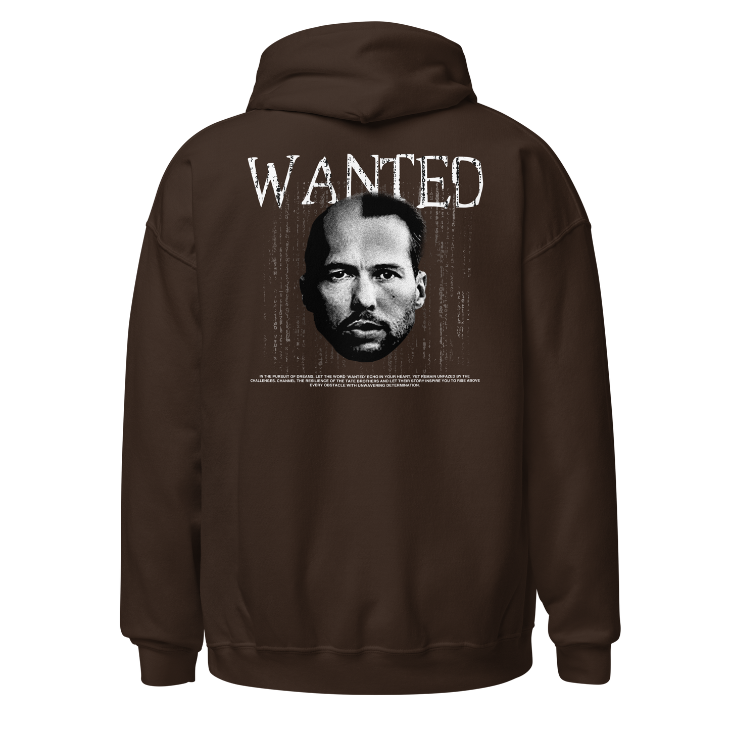 "WANTED" TATE Hoodie (Back)