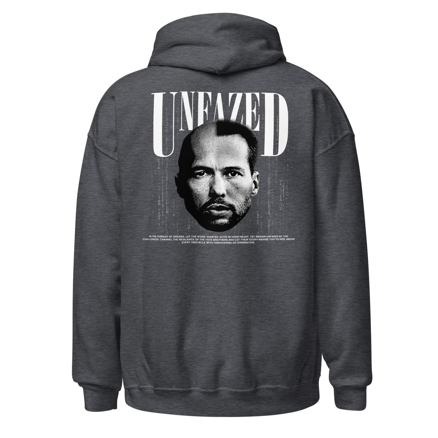 "UNFAZED" X TATE Hoodie (Back)