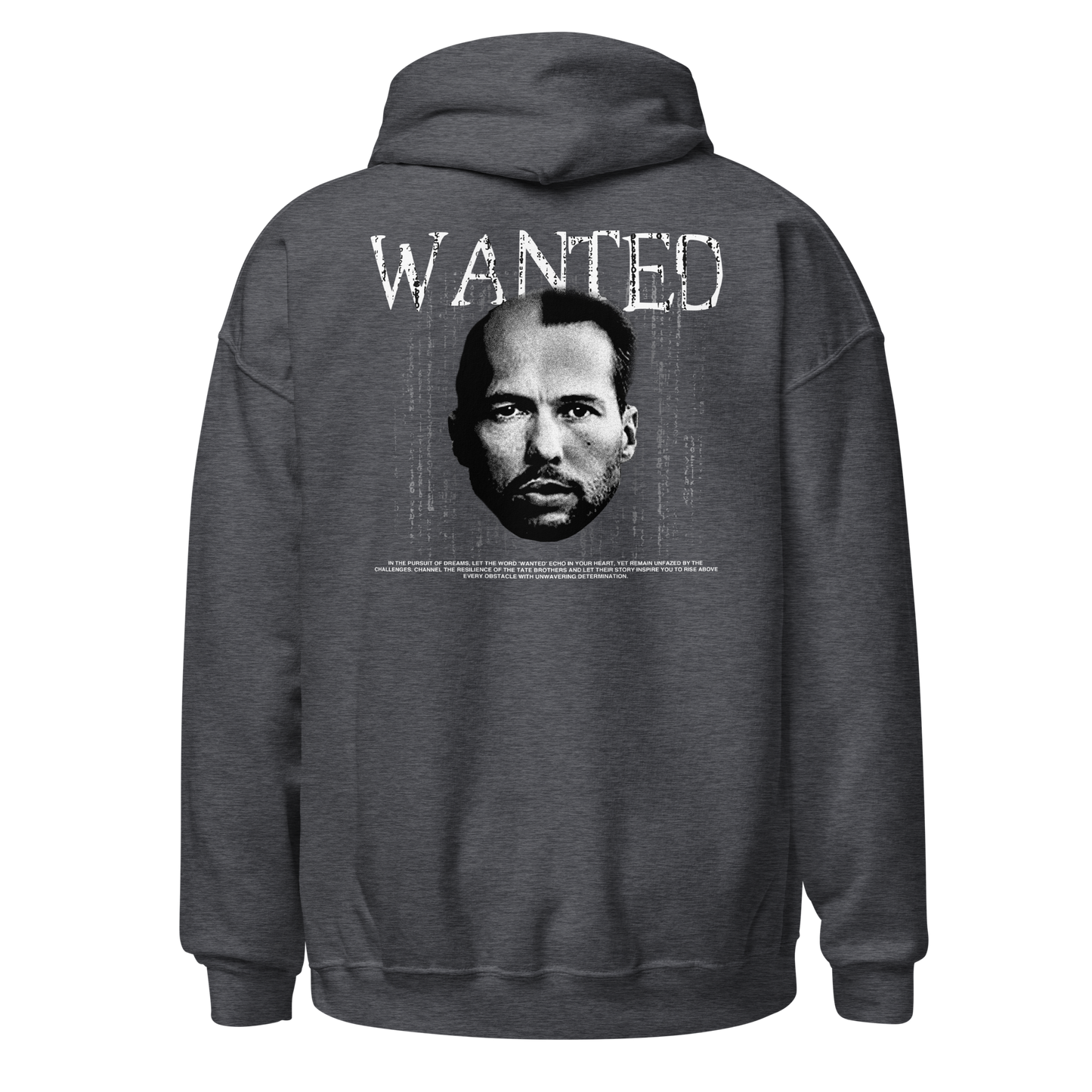 "WANTED" TATE Hoodie (Back)