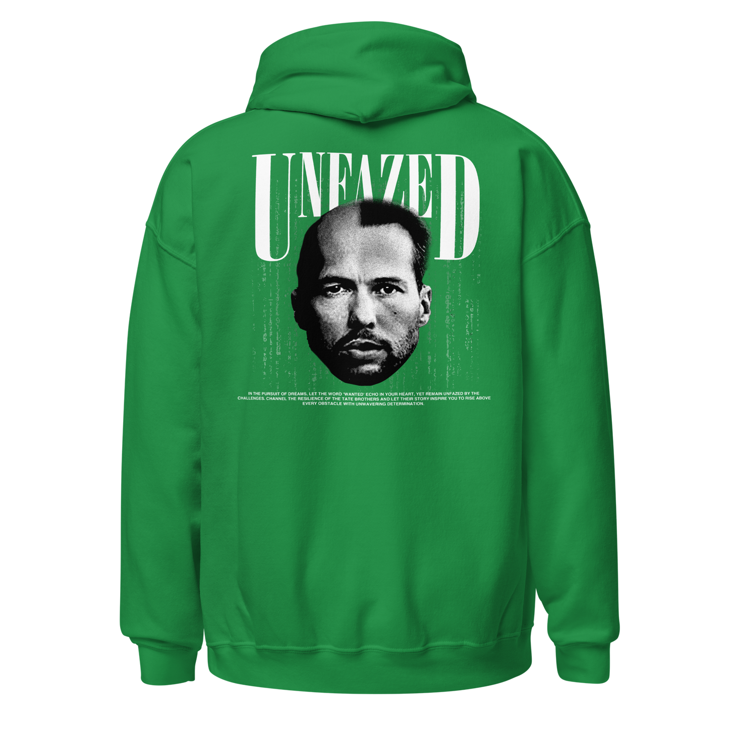 "UNFAZED" X TATE Hoodie (Back)