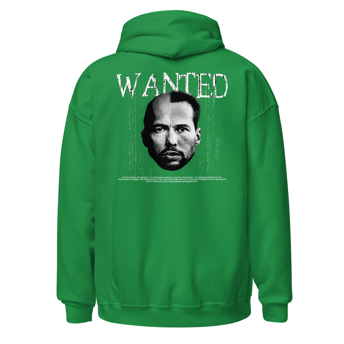 "WANTED" TATE Hoodie (Back)