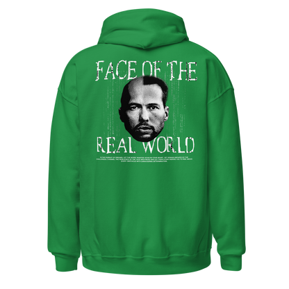 "FACE OF THE REAL WORDL" Hoodie (Back)