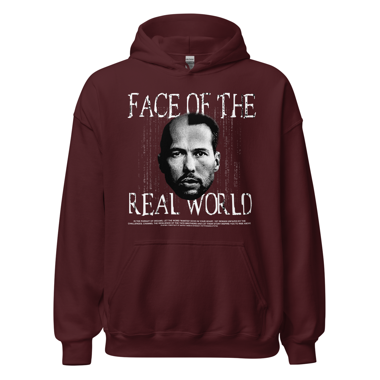 "FACE OF THE REAL WORLD" TATE Hoodie