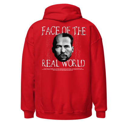 "FACE OF THE REAL WORDL" Hoodie (Back)