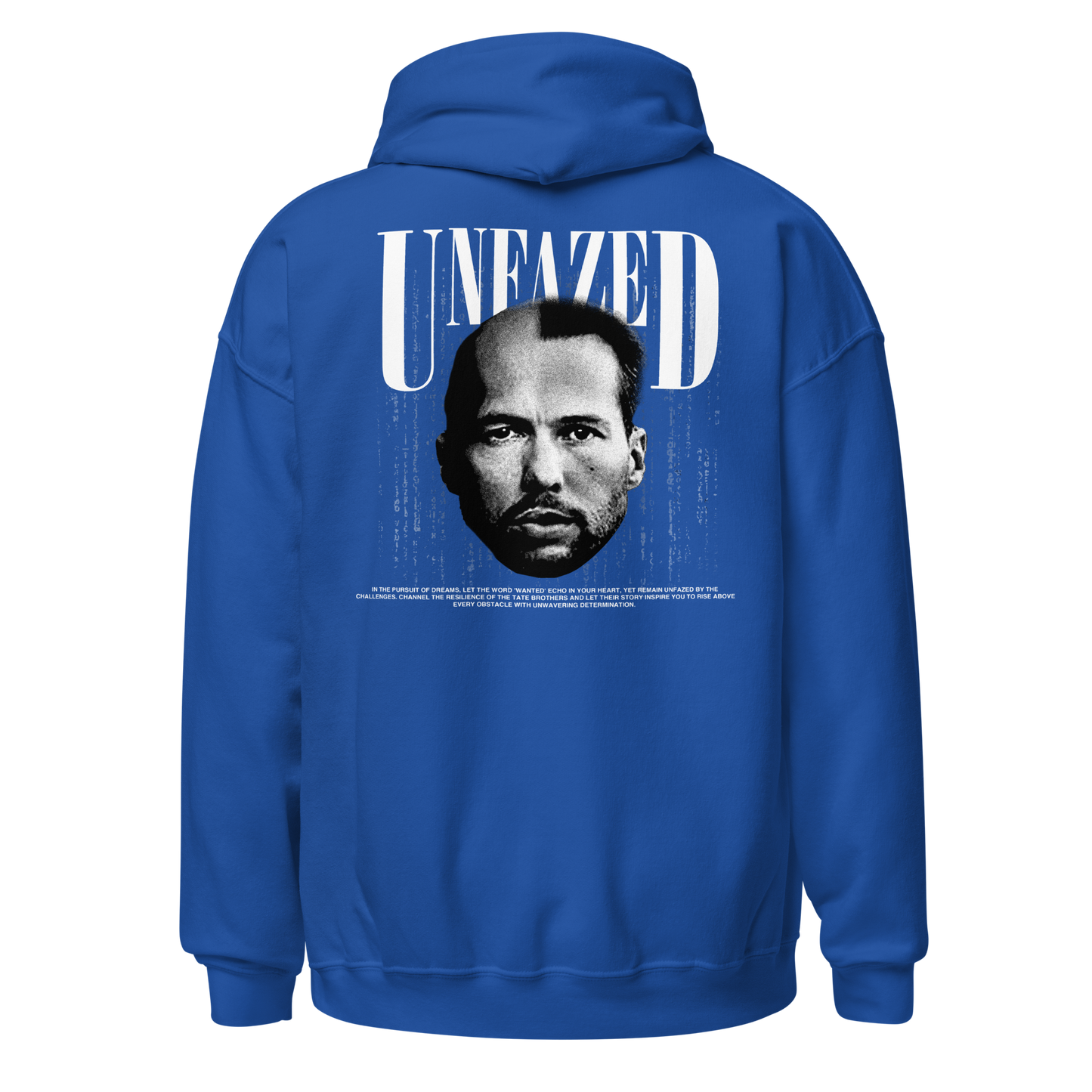 "UNFAZED" X TATE Hoodie (Back)