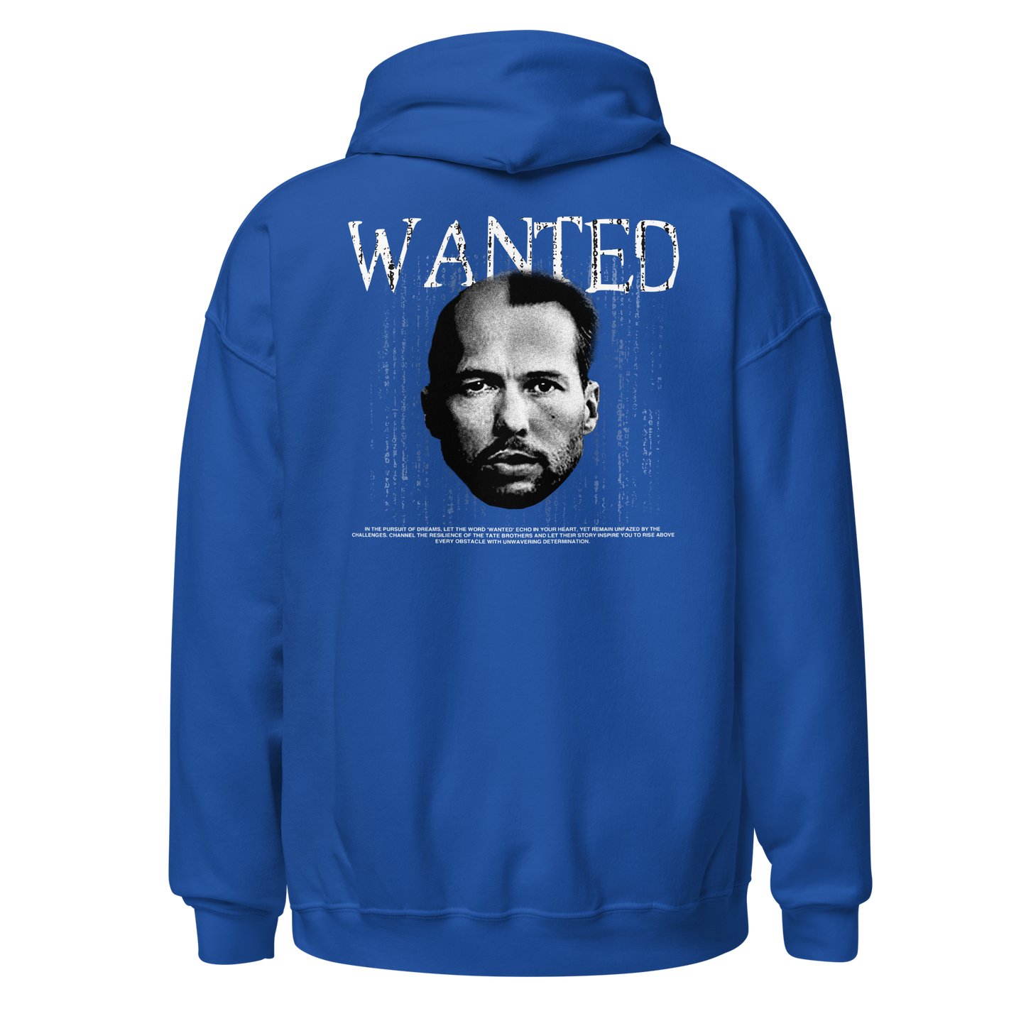 "WANTED" TATE Hoodie (Back)