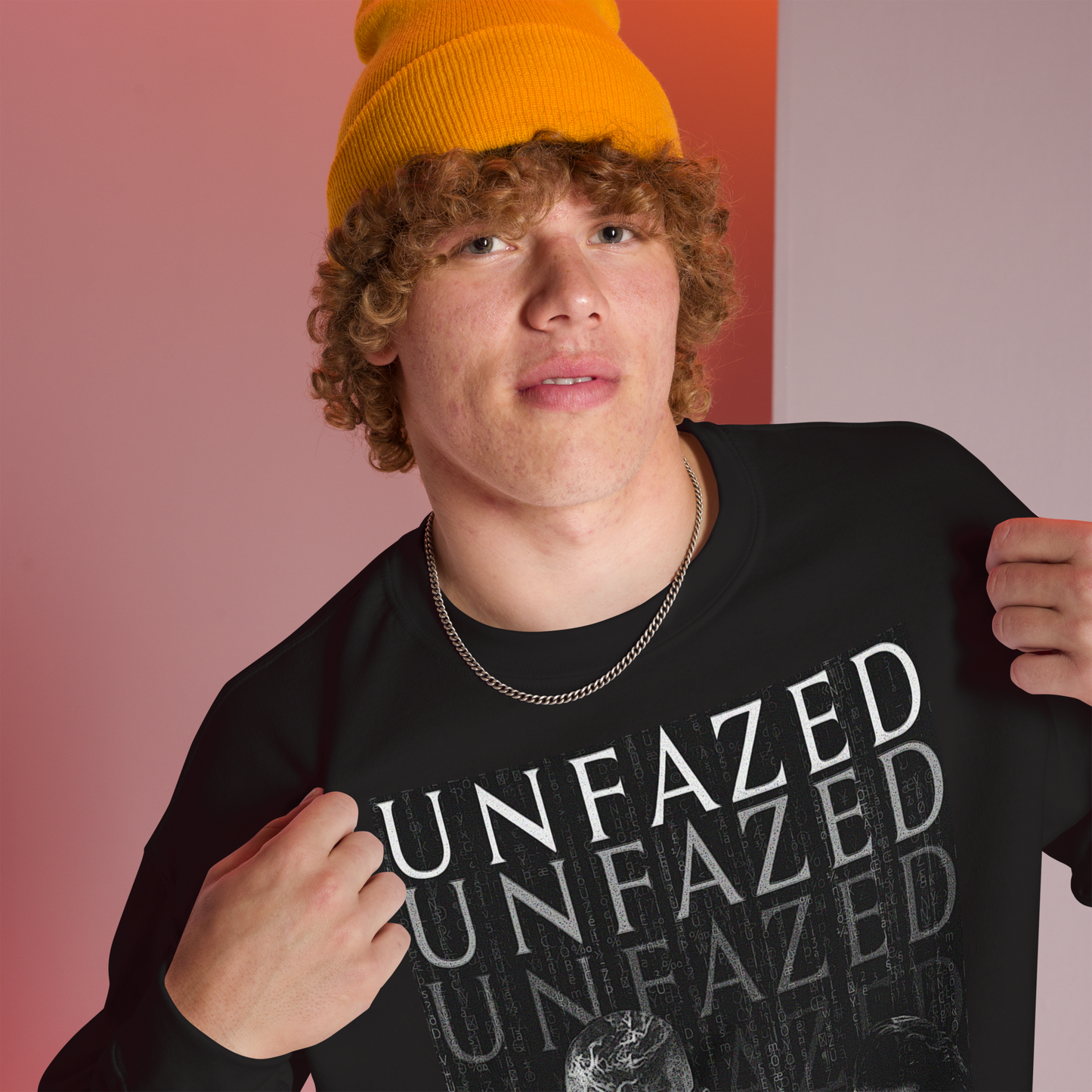 "UNFAZED" ANDREW x TRISTAN Crewneck