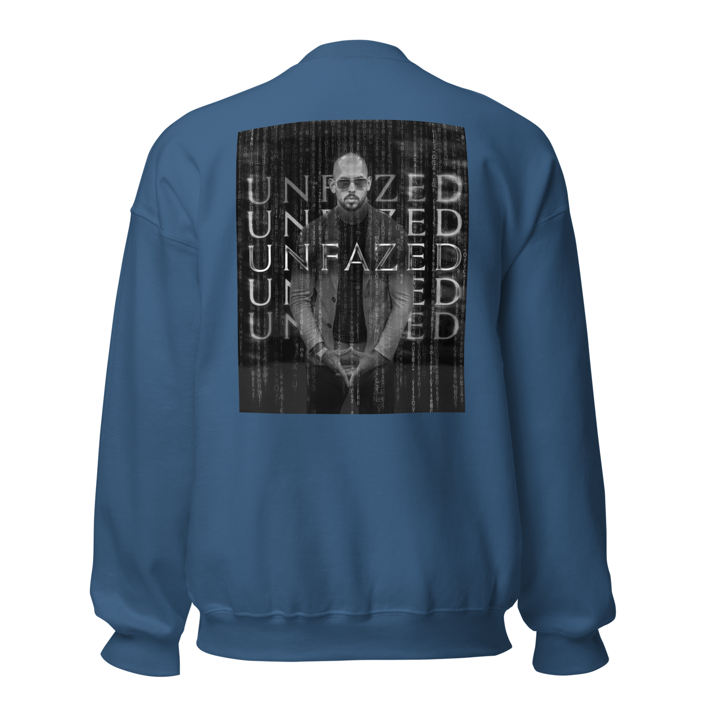 "UNFAZED" V2 ANDREW Crewneck (Back)