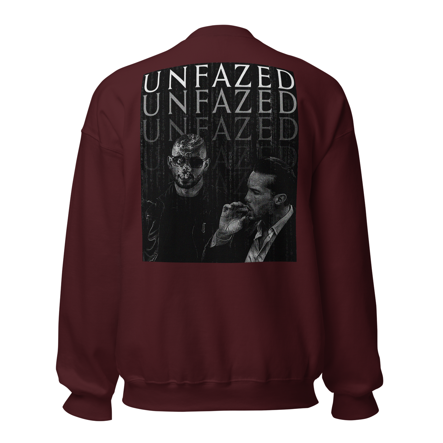 "UNFAZED" ANDREW x TRISTAN Crewneck (Back)