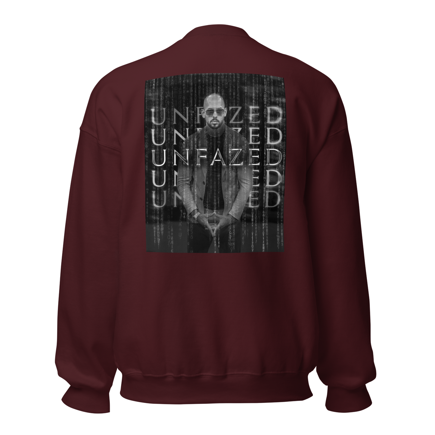 "UNFAZED" V2 ANDREW Crewneck (Back)