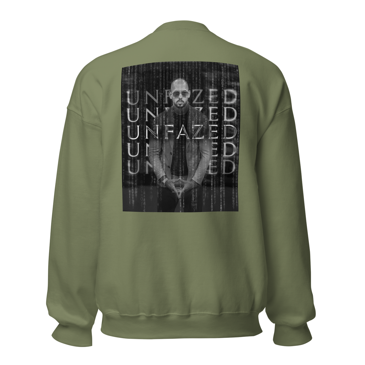 "UNFAZED" V2 ANDREW Crewneck (Back)