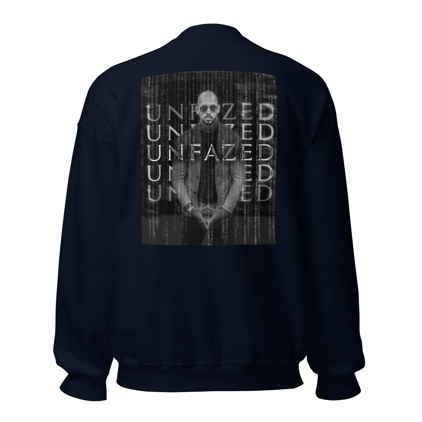 "UNFAZED" V2 ANDREW Crewneck (Back)