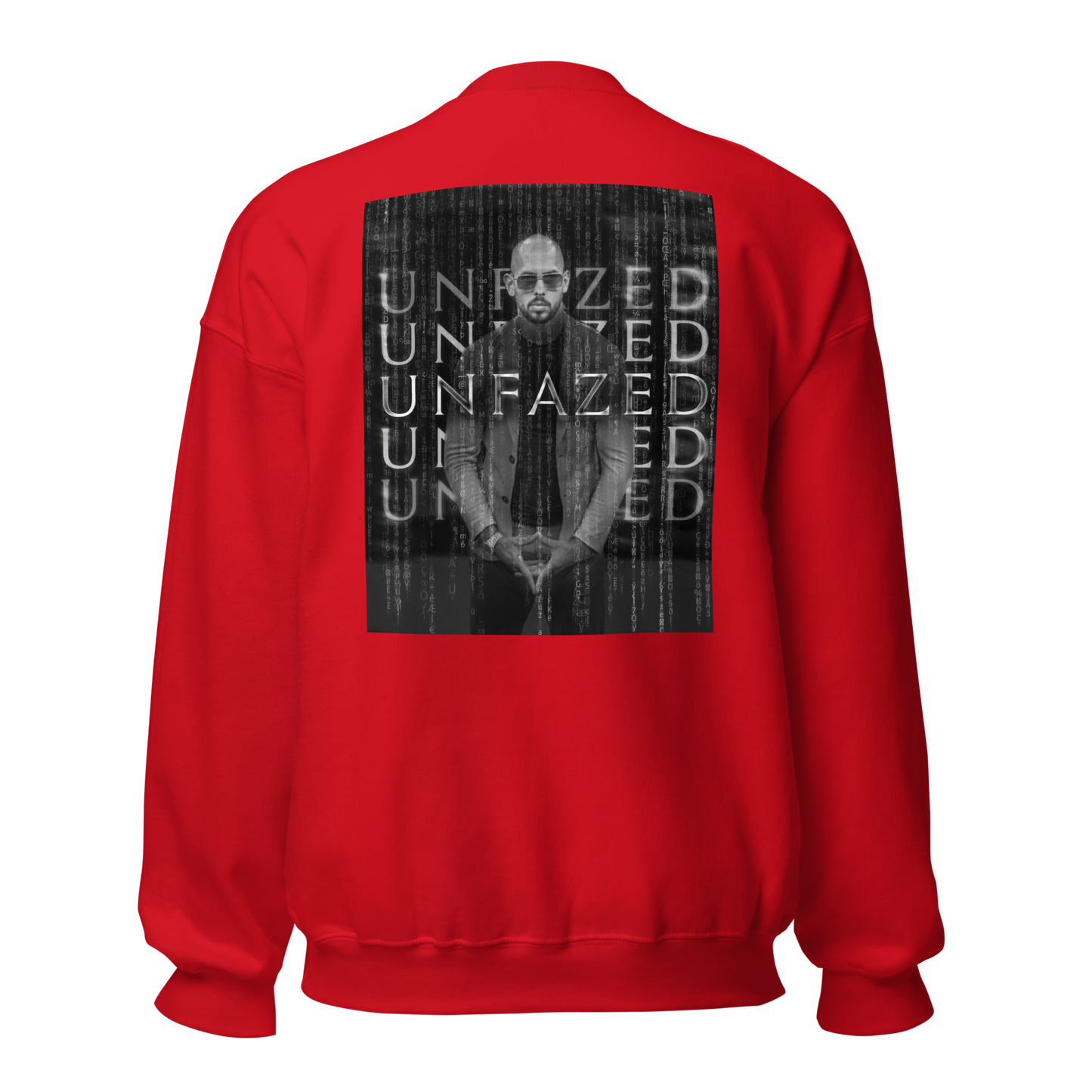 "UNFAZED" V2 ANDREW Crewneck (Back)