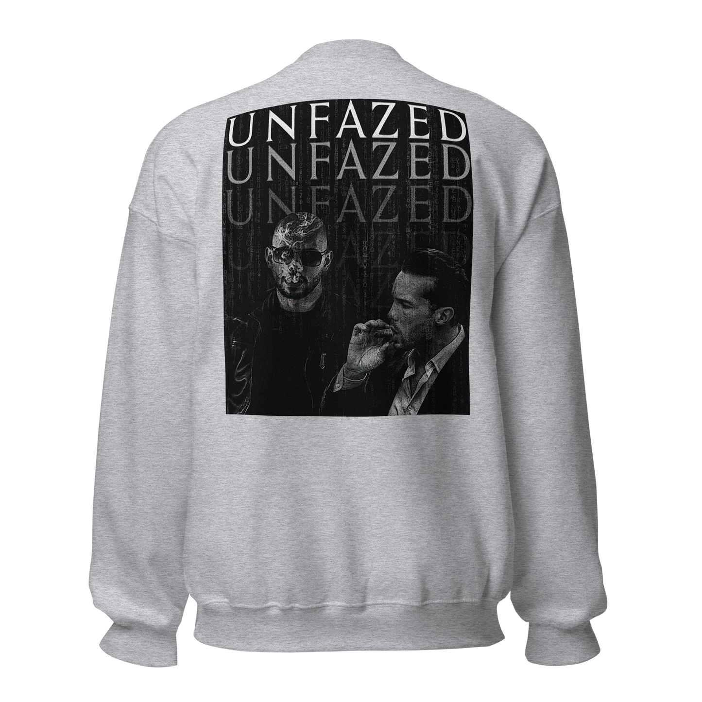 "UNFAZED" ANDREW x TRISTAN Crewneck (Back)