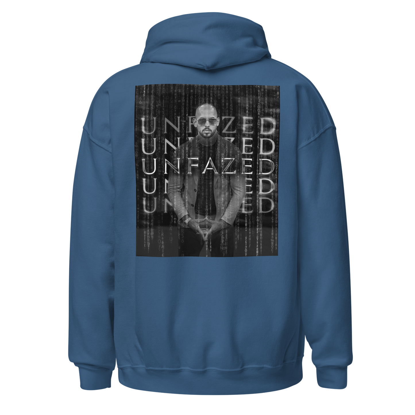 "UNFAZED" V2 ANDREW Hoodie (Back)