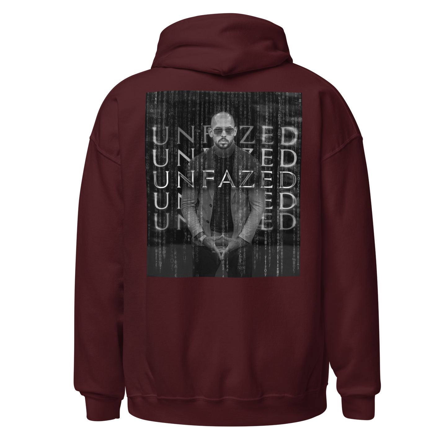 "UNFAZED" V2 ANDREW Hoodie (Back)