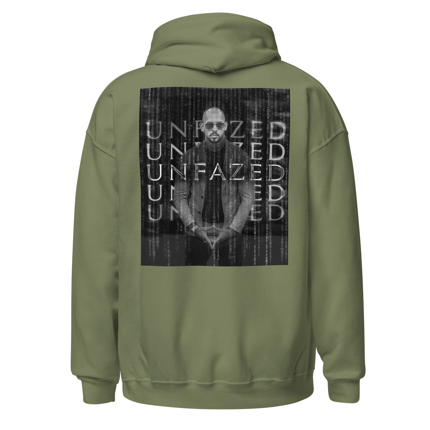 "UNFAZED" V2 ANDREW Hoodie (Back)