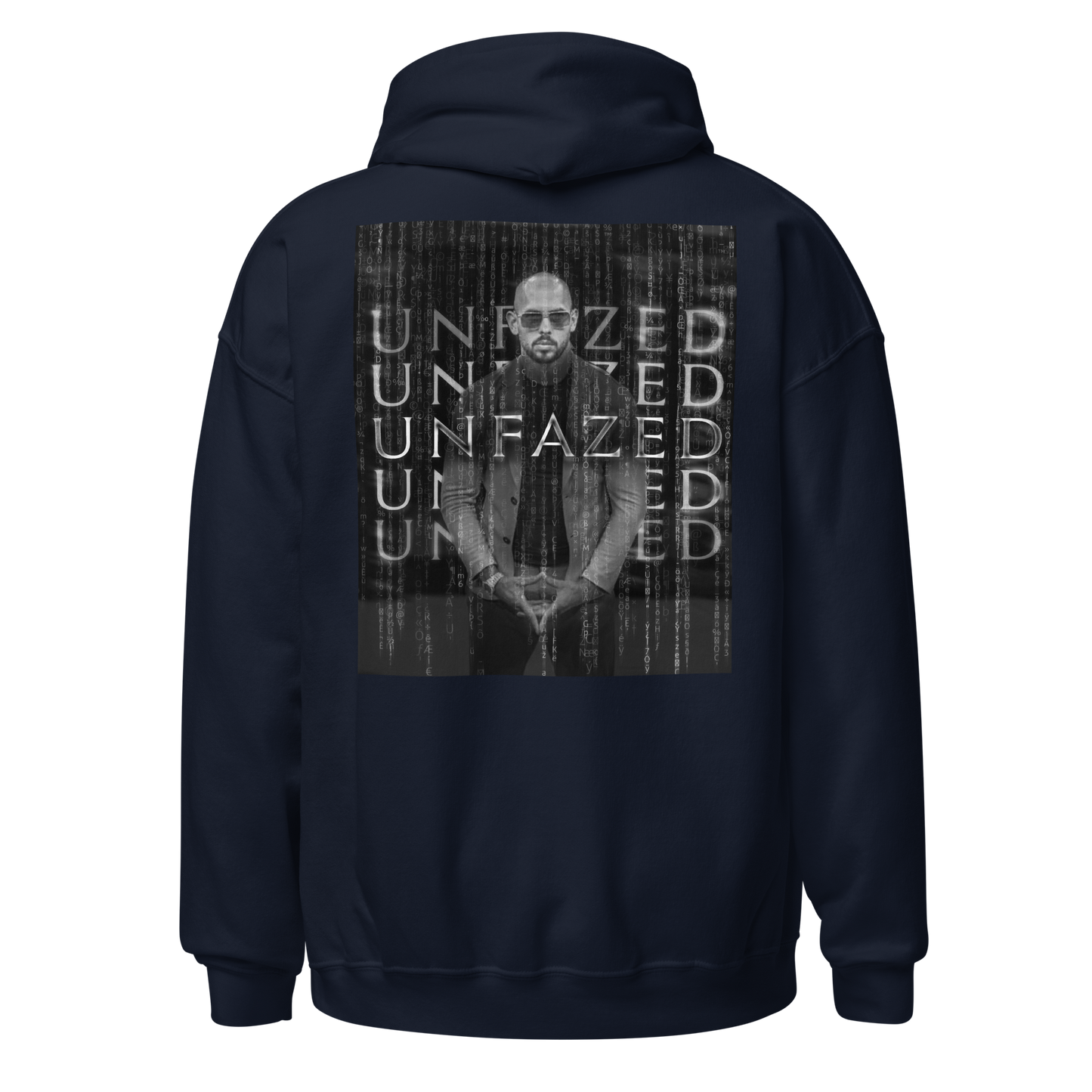 "UNFAZED" V2 ANDREW Hoodie (Back)