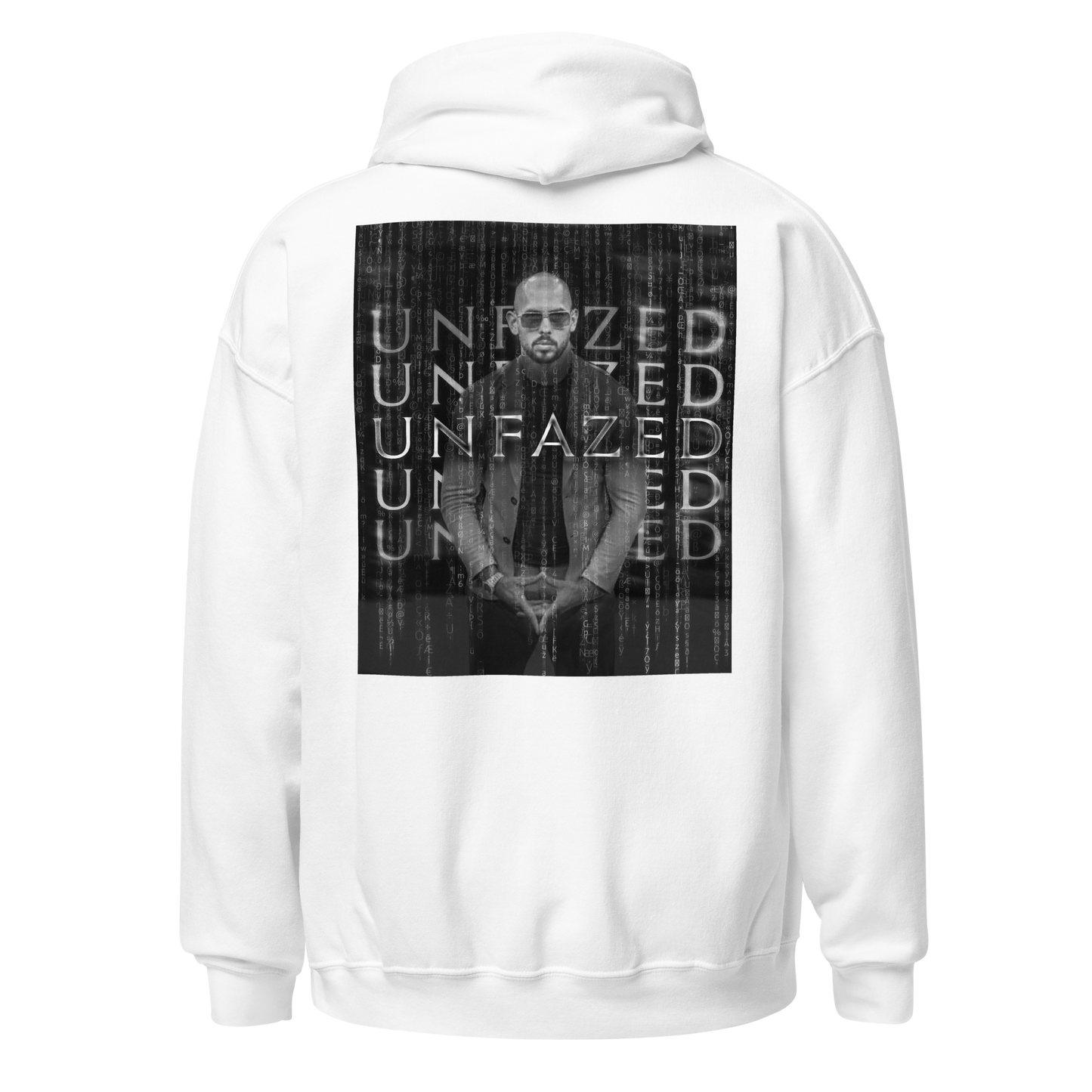 "UNFAZED" V2 ANDREW Hoodie (Back)